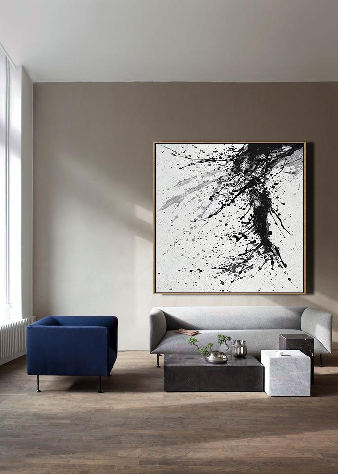 Minimalist Drip Painting #DH29A - Click Image to Close